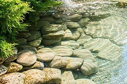 Создание водоемов на даче - пруды, бассейны и фонтаны  в Новороссийске