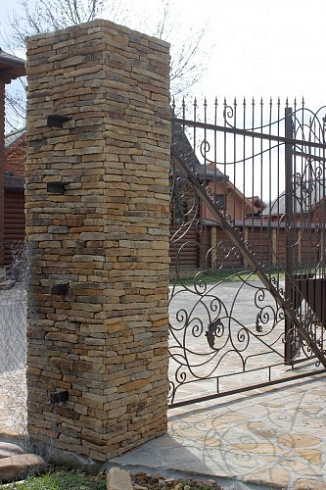 Kamenclub.ru: Песчаник (хворост) art PSG-5-06  купить в Новороссийске    1 900 руб/кв.м   фото КАМЕНЬ КЛУБ