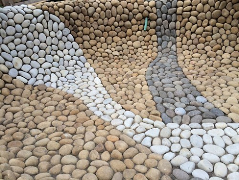 Kamenclub.ru: Песчаник ядра, фр. 100-300 мм  купить в Новороссийске песчаник бежевый серый рыжий речная галька 5 000 руб/т   фото КАМЕНЬ КЛУБ