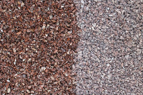 Kamenclub.ru: Мраморная крошка (щебень крошка розовый) фр. 5-10 мм.  купить в Новороссийске мрамор розовый, красный щебень колотый ландшафтный декоративный  11000 руб/т   фото КАМЕНЬ КЛУБ