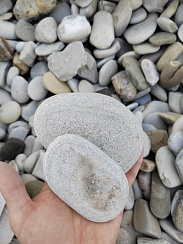 Галька черноморская фр. 50-100 мм.  купить в Новороссийске фото Камень Клуб