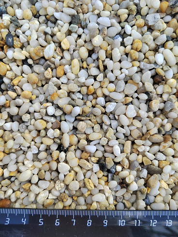 фото Галька крымская жемчужная фр. 3-5 мм. купить в Новороссийске  в интернет-портале КАМЕНЬ КЛУБ