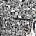 Kamenclub.ru: Щебень галтованный черный (мрамор) фр.40-70 мм.  купить в Новороссийске мрамор черный с белыми прожилками, черный, белый щебень галтованный округлый 13500 руб/т   фото КАМЕНЬ КЛУБ