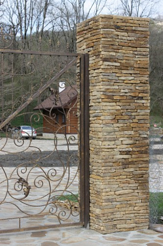 Kamenclub.ru: Песчаник (хворост) art PSG-5-06  купить в Новороссийске    1 900 руб/кв.м   фото КАМЕНЬ КЛУБ