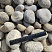 Kamenclub.ru: Галька речная окат (серо-белая) фр. 70-120 мм купить  в Новороссийске галька галечник бело-серая, серо-белая, серая, белая речная природная галька  8000 руб/т   фото КАМЕНЬ КЛУБ