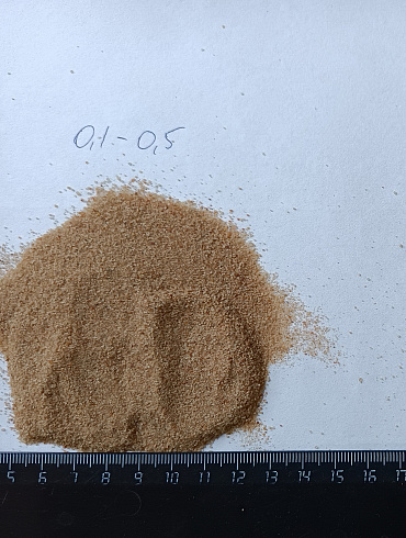 Кварцевый песок для площадок фр. 0,1-0,5 мм.  купить в Новороссийске фото Камень Клуб