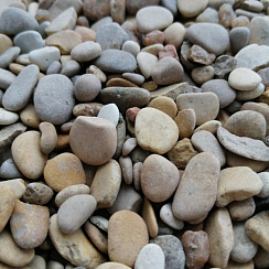 Галька каспийская фр. 3-10 мм.  купить в Новороссийске фото Камень Клуб