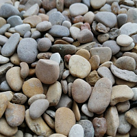 Галька каспийская фр. 3-10 мм.  купить в Новороссийске фото Камень Клуб