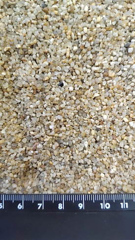 Кварцевый песок для площадок фр. 0,8 - 2 мм.  купить в Новороссийске фото Камень Клуб