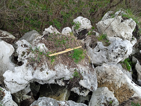 Kamenclub.ru: Выветренный известняк (степной) фр. 500-1500 мм.  купить в Новороссийске    10000 руб/т   фото КАМЕНЬ КЛУБ