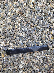 Галька крымская прибрежная фр. 5-10 мм.  купить в Новороссийске фото Камень Клуб