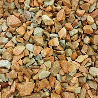 Kamenclub.ru: Щебень крошка желтый (ЗЛАТОЛИТ) фр. 10-20 мм.  купить в Новороссийске златолит бежевый, золотистый, желтый каменная декоративная крошка щебня златолита 10800 руб/т   фото КАМЕНЬ КЛУБ